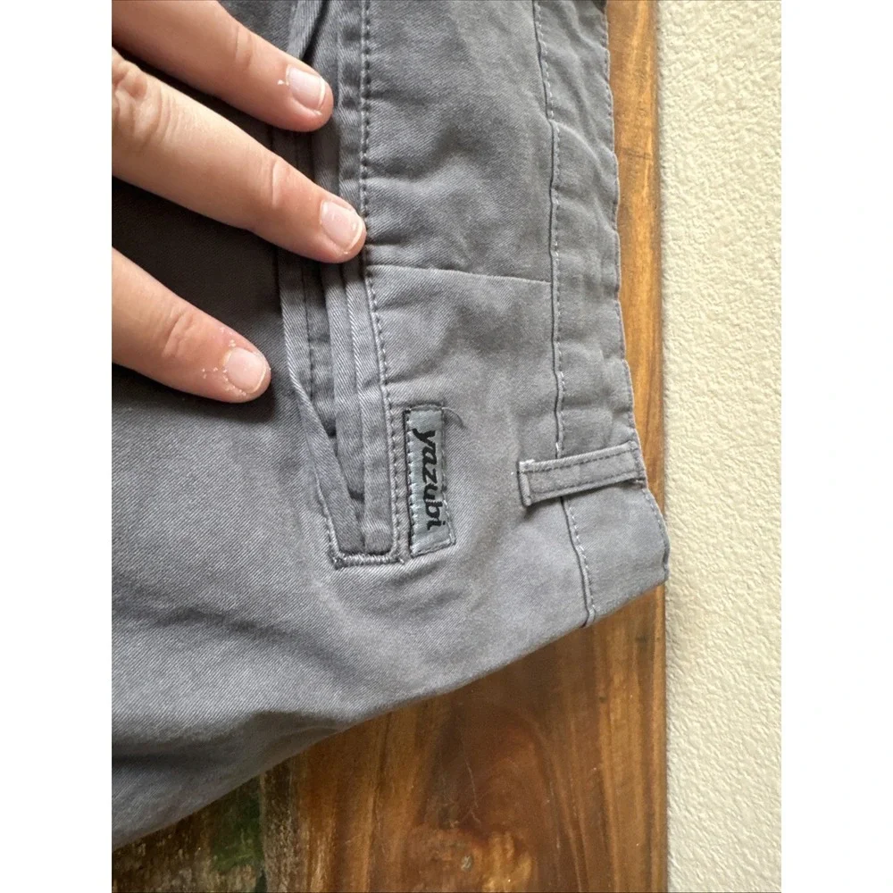 Yazubi Pants Men's 36x30 Gray Dustin Chino Straight Classic Preppy Stretch